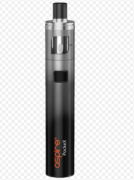 Aspire Pockex Vape Kit UK, with Black and White Gradient Colour.