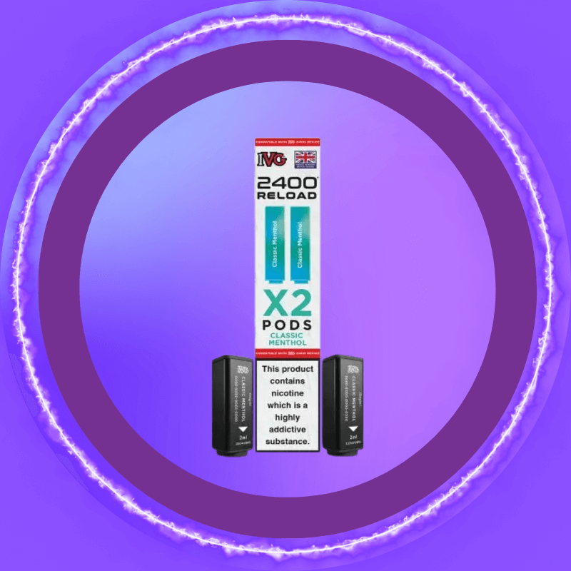 IVG 2400 Reload 2-in-1 Prefilled Vape Pods (Pack of 5)