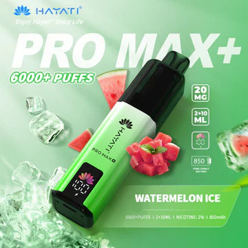 Hayati crystal Pro Max+ 6000 Puffs Vape Kit - Pack of 5