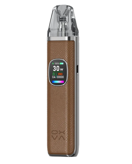 Oxva Xlim Pro 2 Pod Vape Kit UK, with Brown Python Colour.