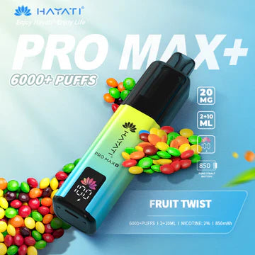 Hayati crystal  Pro Max+ 6000 Puffs Vape Kit - Pack of 5