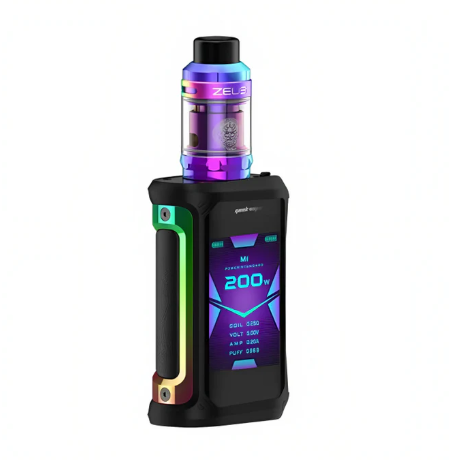 Geekvape Aegis Zeus X Tank Vape Kit UK. With Rainbow Colour.