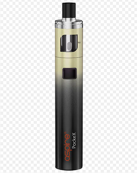 Aspire Pockex Vape Kit UK, with Gold  Gradient Colour.