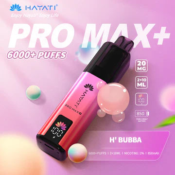 Hayati crystal  Pro Max+ 6000 Puffs Vape Kit - Pack of 5