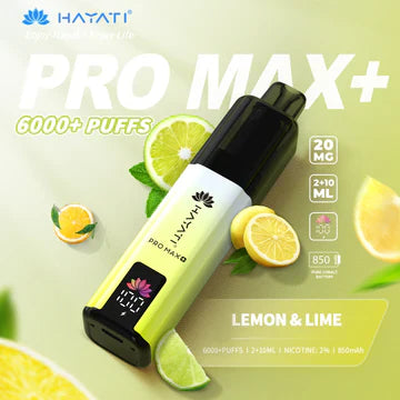 Hayati crystal  Pro Max+ 6000 Puffs Vape Kit - Pack of 5
