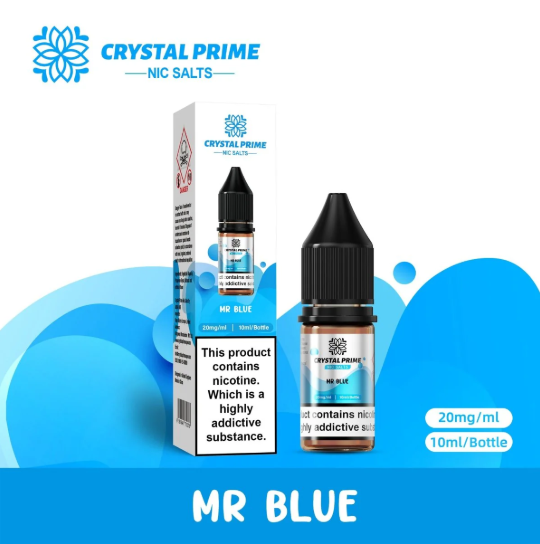 Crystal Prime 7000 Nic Salts 10ml E-liquids (BOX OF 10)