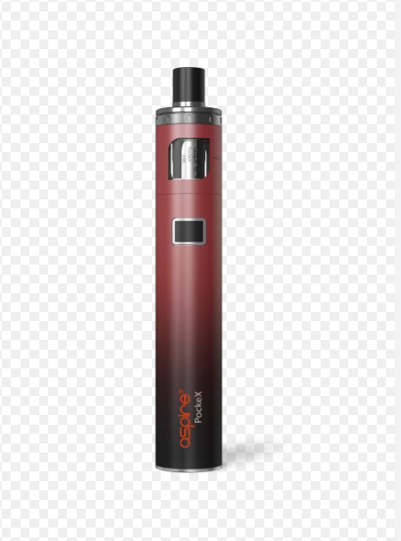 Aspire Pockex Vape Kit UK, with Red Gradient Colour.