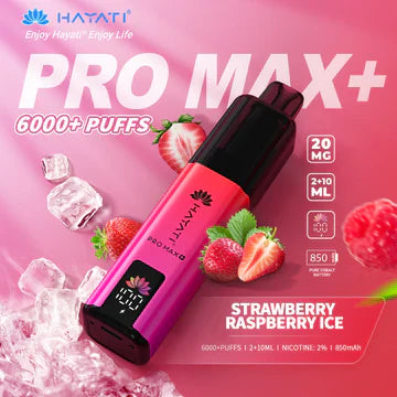 Hayati crystal  Pro Max+ 6000 Puffs Vape Kit - Pack of 5
