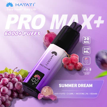 Hayati crystal  Pro Max+ 6000 Puffs Vape Kit