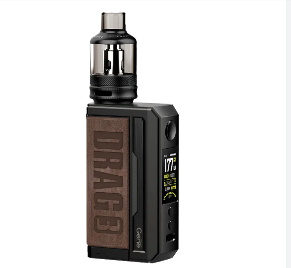 Voopoo Drag 3 Vape Kit UK, having Sandy Brown Colour.