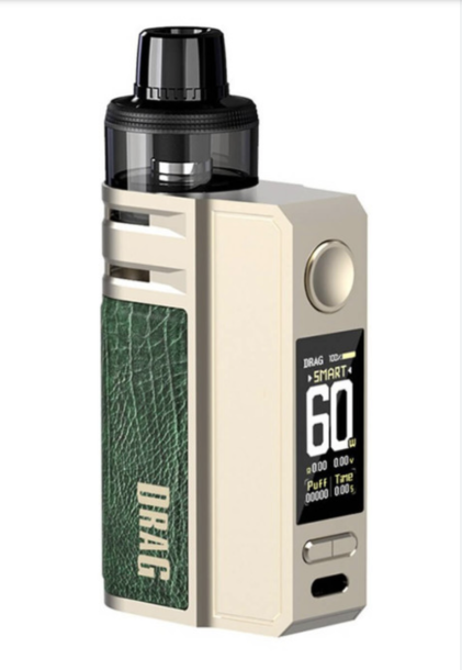 Voopoo Drag E60 Pod Mod Kit UK, having Golden Colour.
