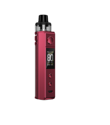 Voopoo Drag H80 S Pod Mod Kit UK. having  Plum Red colour.