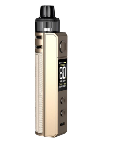 Voopoo Drag H80 S Pod Mod Kit UK. having Golden colour.