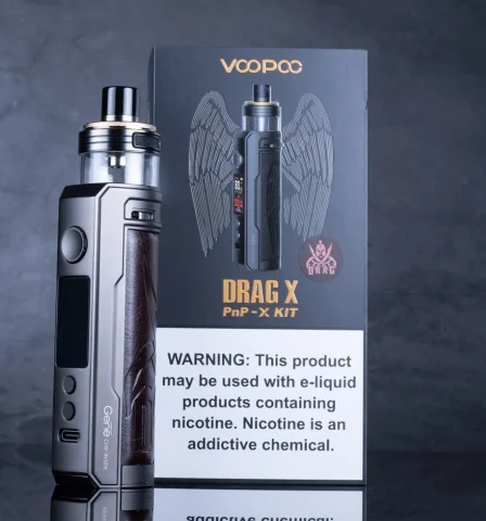 Voopoo drag x pnp-x pod kit UK, having Knight Grey  Colour.