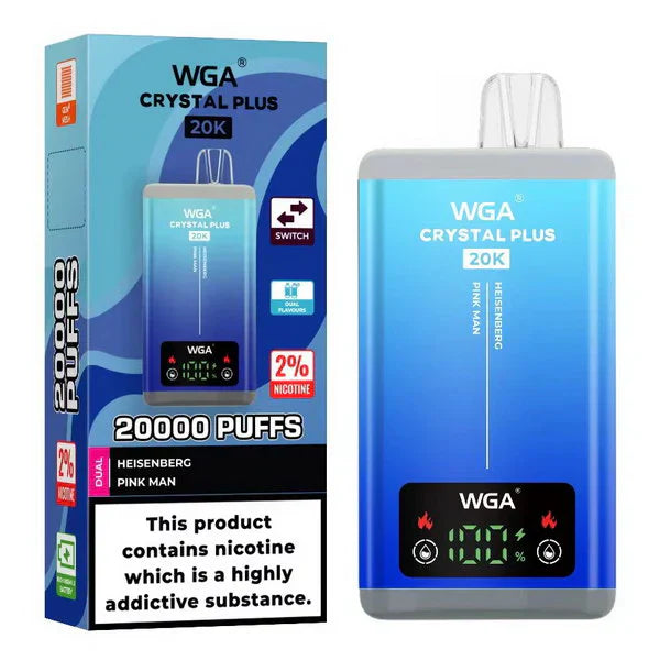 WGA Crystal Plus 20000 Disposable Vape 2-in-1 Rechargeable