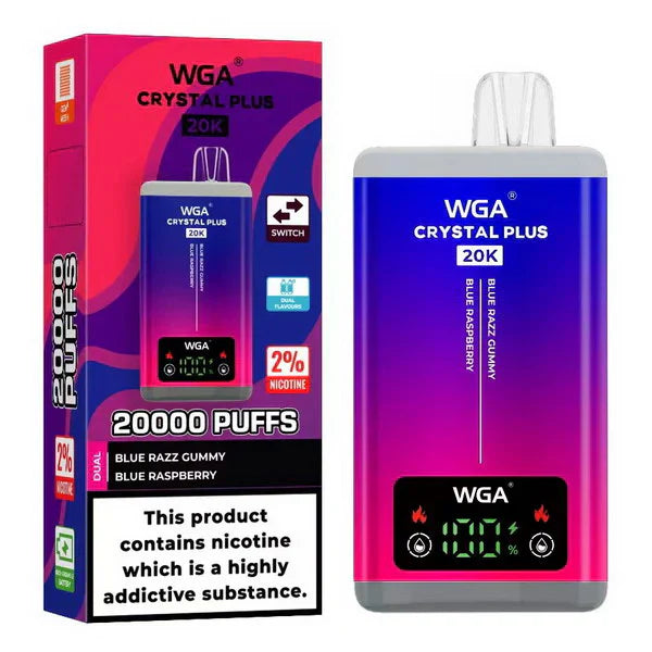 WGA Crystal Plus 20000 Disposable Vape 2-in-1 Rechargeable