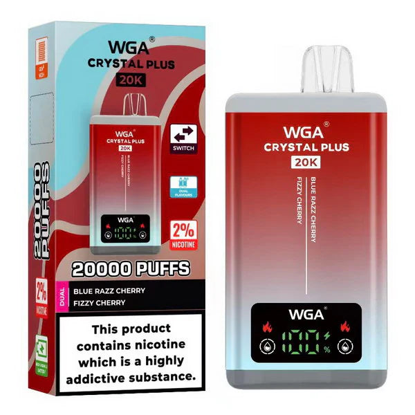 WGA Crystal Plus 20000 Disposable Vape 2-in-1 Rechargeable