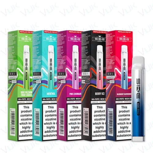 SKE Crystal Bar 600 Pro Prefilled Pod Kit