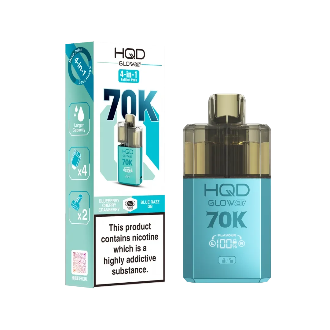 HQD Glow Air 70K Puffs Prefilled Pod Kit