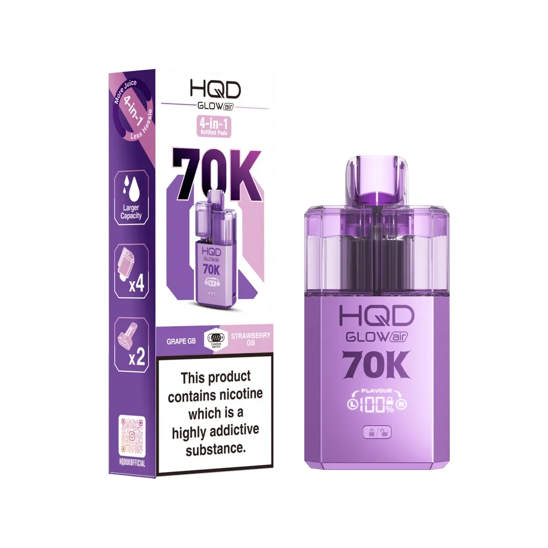 HQD Glow Air 70K Puffs Prefilled Pod Kit