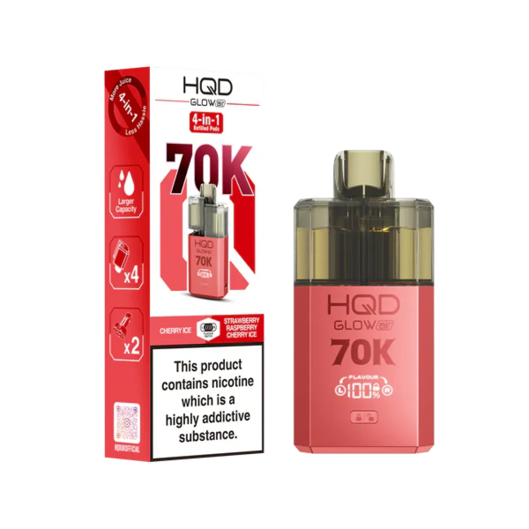 HQD Glow Air 70K Puffs Prefilled Pod Kit