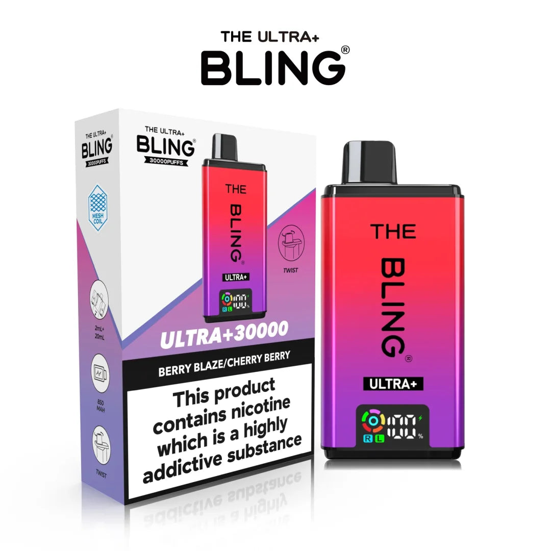 The Bling Ultra Plus 30000+ Puffs Prefilled Pod Kit | Only £11.99 | Any 3 for £34