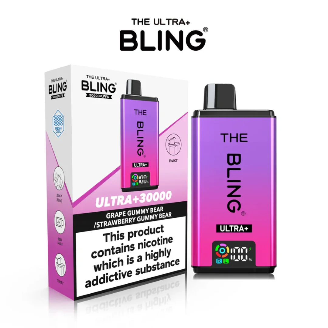 The Bling Ultra Plus 30000+ Puffs Prefilled Pod Kit | Only £11.99 | Any 3 for £34